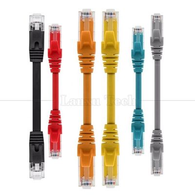 Personalização Escudo 1m 3m 5m 10m STP UTP Pure Cooper Cat5 Cat5e Cat6 Cat7 Cat8 RJ45 Cordão de Patch Lan Ethernet Cable de rede