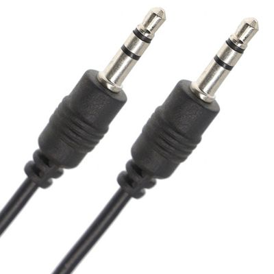 Personalização 1M 2M 3M 5M 3,5 mm macho a 3,5 mm macho Jack Auxiliar de alto-falante cabo de áudio estéreo