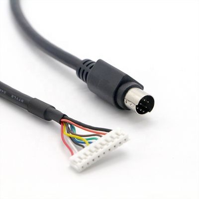 CUSTOM 1M PC Motor Controller S Video 9 PIN JST Conector para 8 PIN Mini DIN para o cabo