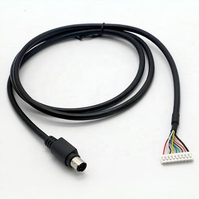 CUSTOM S Video 8 PIN Mini DIN para 9 PIN JST Conector PC Controlador de motor cabo