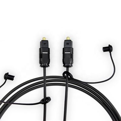 Personalização Durável Fibra Óptica 1M 2M 3M 5M Spdif Ouro Óptico Digital Audio Toslink Cable