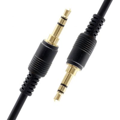 OEM Revestimento de ouro 1M 2M 3M macho a macho 3.5mm Jack Auxiliar alto-falante cabo de áudio estéreo