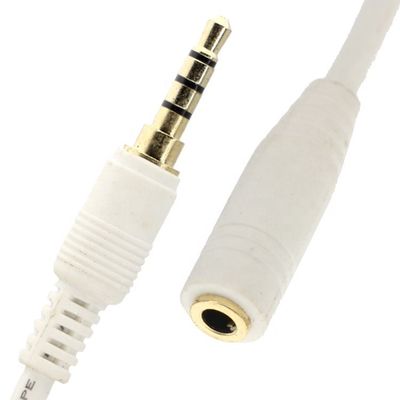 1m 2m 3m 5m 10m 3.5mm Jack de áudio TRRS macho a 3.5mm TRRS feminino Stereo Aux Audio Extension Cable