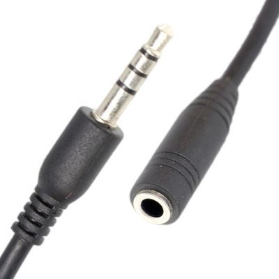 Cable de extensão de áudio estereofónico de 3,5 mm para 3,5 mm