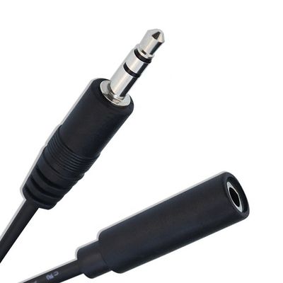 1m 3m 5m 3 Poles Trs Homem para Mulher 3.5mm Audio Jack Cable