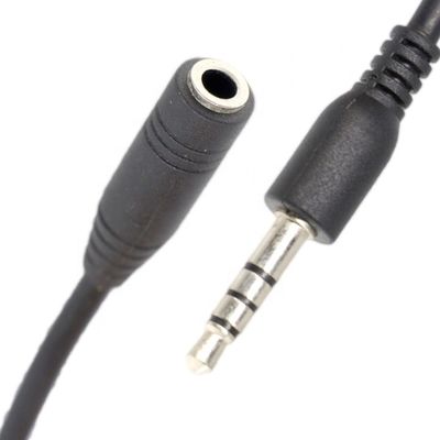 3.5mm Jack TRRS macho a 3.5mm Jack TRRS feminino Stereo Aux Audio Extension Cable