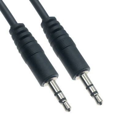 1M 2M 3M 3 Pólos TRS Homem para Homem 3.5mm Aux Stereo Jack Cabo de Áudio para Fones de Ouvido