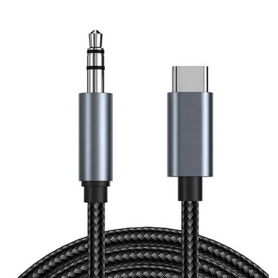 DAC USB Tipo C para 3.5mm Jack de áudio macho cabo AUX fone de ouvido Dongle Adaptador para Google Pixel