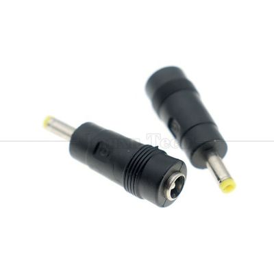 5.5x2.1 mm Conector de alimentação DC de 4,0x1,7 mm de sexo feminino a masculino