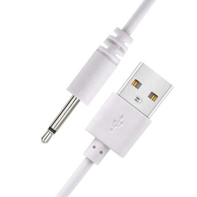 Multi Dimensões USB para 2.5mm DC Jack cabo de carregamento de energia para vibrador
