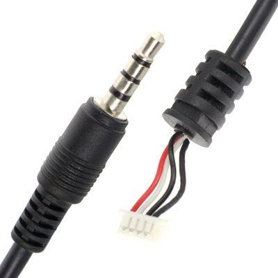 Montagem personalizada 1M 2M 3M 3.5mm TRRS Audio DC Jack para JST 2.0mm 2.54mm Pitch Cable