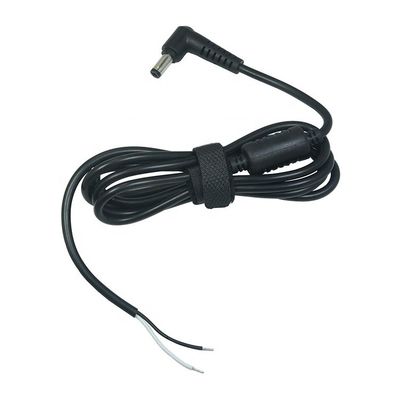 CUSTOM 90 graus direito anjo DC barril Jack macho fêmea para abrir Pigtail DC cabo de carregador de energia