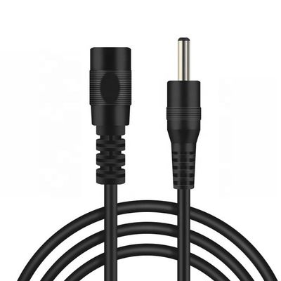 Homem para Mulher 3.5 1.35mm Cable DC de Extensão de Potência para Banco de Potência de Câmera de CCTV