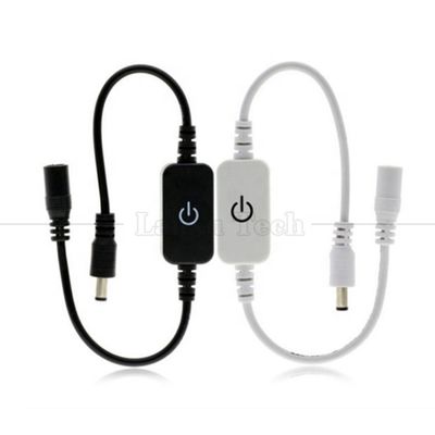12v 24v Controlador de toque Homem para Mulher DC 5.5x2.1mm desligado Interruptor de dimmers para luzes de banda LED