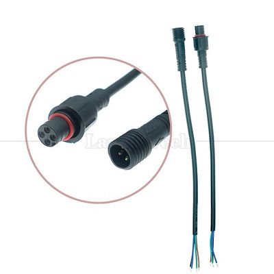 Cabos de montagem M12 de pin 2 3 4 5 6 7 8 para LED