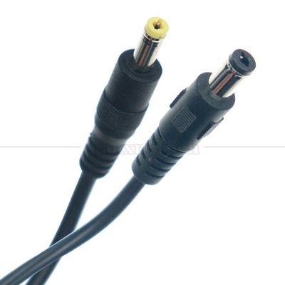 Alta qualidade 18 20 22 24 26 28 AWG 5.5x2.1mm macho a 4.0x1.7mm Jack macho DC Cable de extensão de carga de alimentação