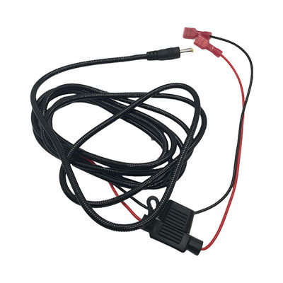 Capa de metal resistente à mastigação DC 5.5x2.1mm 4.0x1.7mm para conector de espadas cabo de extensão de energia para câmeras de rastreamento