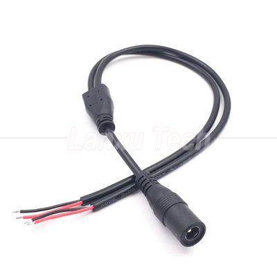 DC macho feminina 5.5x2.1mm Jack Splitter cabo de extensão de energia para luz LED Câmera de vigilância de vídeo