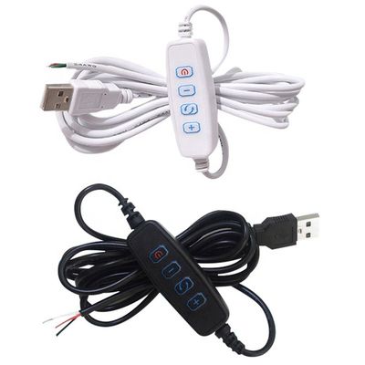 Interruptor de atenuação de energia de 5 V Cable de carregador USB para faixa LED