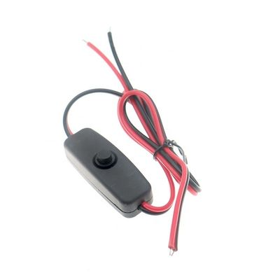 Botão de interruptor em linha personalizado para desligar cabo de alimentação para motor de lâmpada led