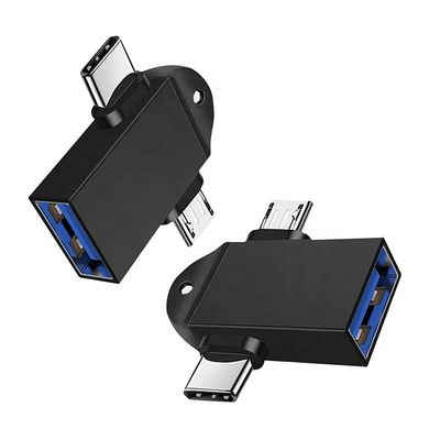 2 em 1 USB3.0 para Micro B Tipo C USB Converter OTG Adaptador para Android Phone U Disk Mouse