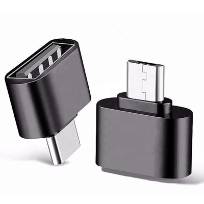 Mini Micro USB portátil adaptador OTG para computador de telefone