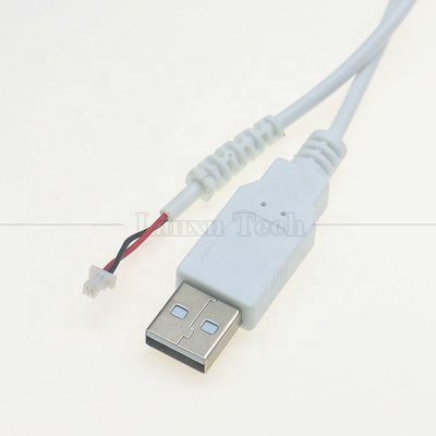 Conjunto personalizado USB A macho a JST 2pin 1.0mm 2.0mm 1.25mm Pitch SHR MX XH SH VH PH Conector Cable
