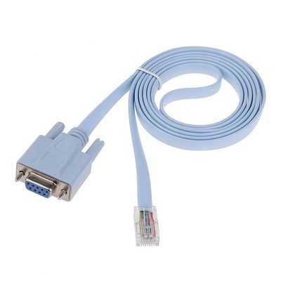 1.8M RS232 DB9 PIN Feminino para RJ45 Cabo de Consola de Rede para Switch de Roteador Cisco