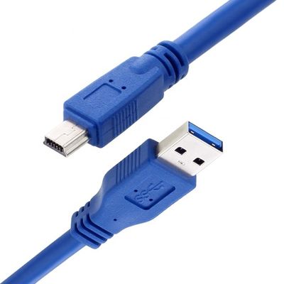 Alta velocidade 5Gbps USB 3.0 Tipo A macho para Mini B 10 PIN USB 3.0 cabo de extensão