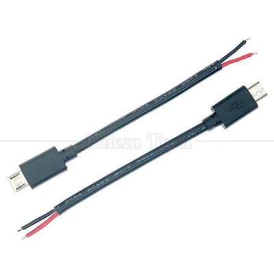 Homem Mulher Micro B para fios nus cabo de ponta aberta para tablet Raspberry Pi
