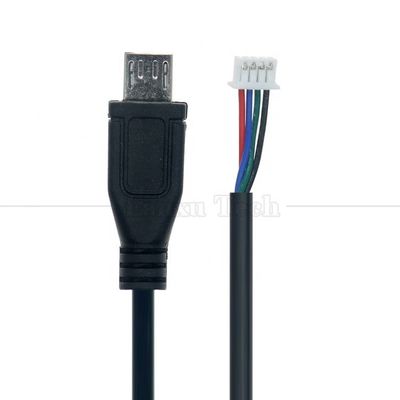 OEM Micro USB personalizado para JST 4 Pin 1.25mm Pitch Cable