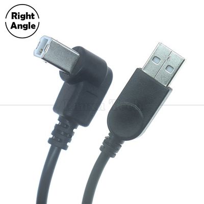 90 graus ângulo direito Tipo A macho a B macho USB 2.0 conector de impressora cabo de extensão