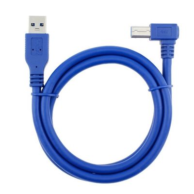 Alta velocidade 5Gbps 90 graus ângulo direito USB 3.0 A macho para USB B tipo impressor cabo para Epson HP