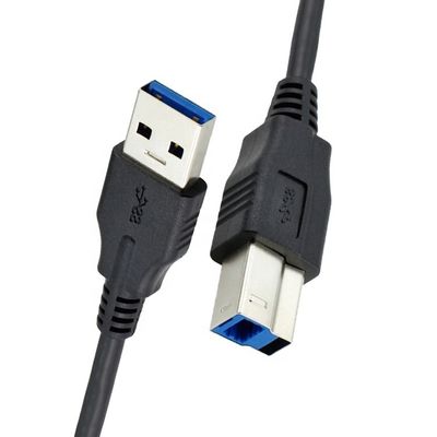 Cable de impressora de alta velocidade de dados 5Gbps USB Tipo A macho a B macho USB 3.0