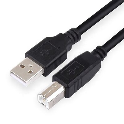 Cabos de impressora USB de alta qualidade de 1m 2m 3m tipo B para um macho para HP