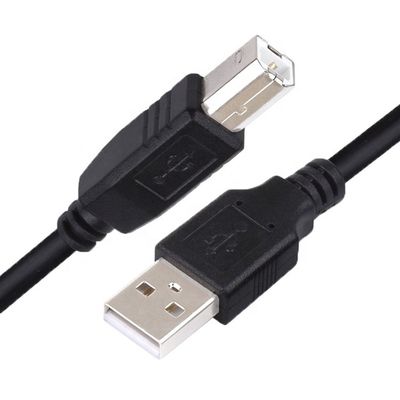 Carregamento de dados 1M de alta qualidade USB B macho para USB 2.0 A macho cabo de escaneador de impressora