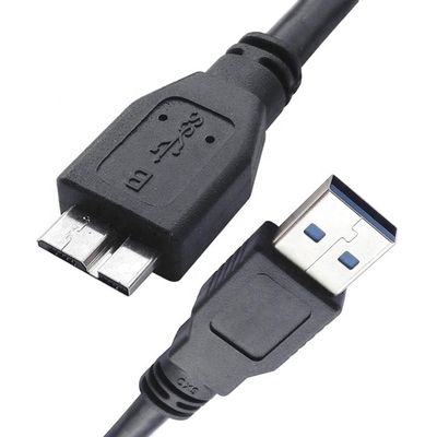 Carregamento de dados de alta velocidade 5Gbps USB 3.0 Micro B Cable para Hard Sdd Hdd externo
